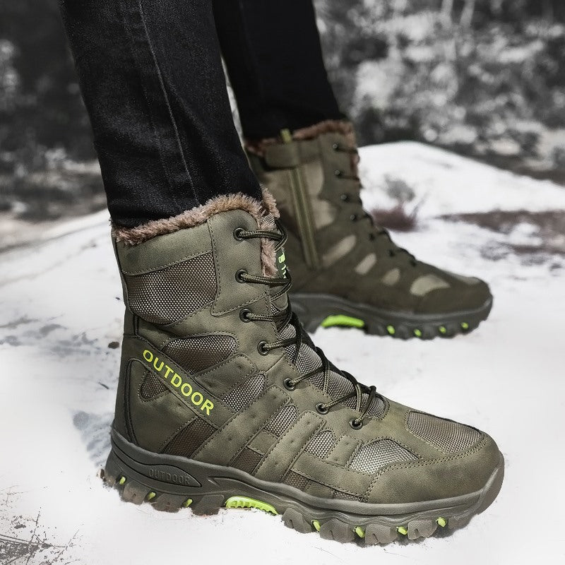 Damen Stiefel für Abenteuer im Freien mit warmem Innenfutter und rutschfester Sohle WW