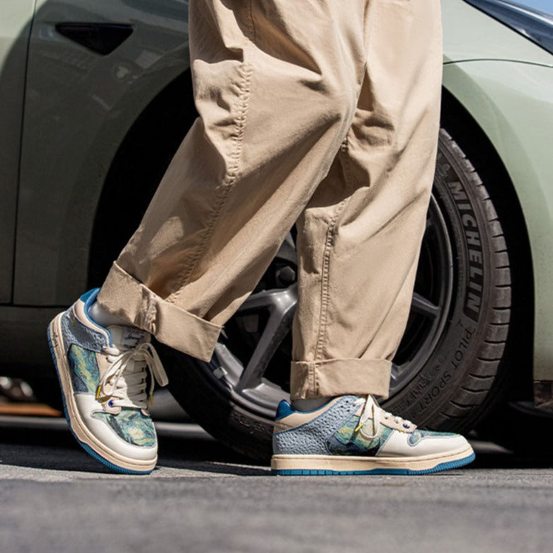 W&W Mode | Gogh Starry Night Inspirierte Sneakers