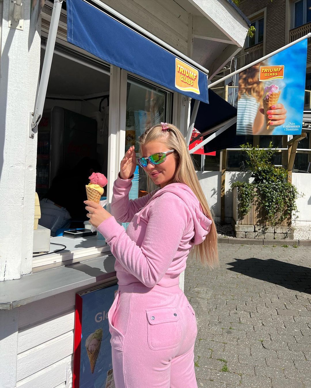 Damen sportlicher Fleece-Jogginganzug WW