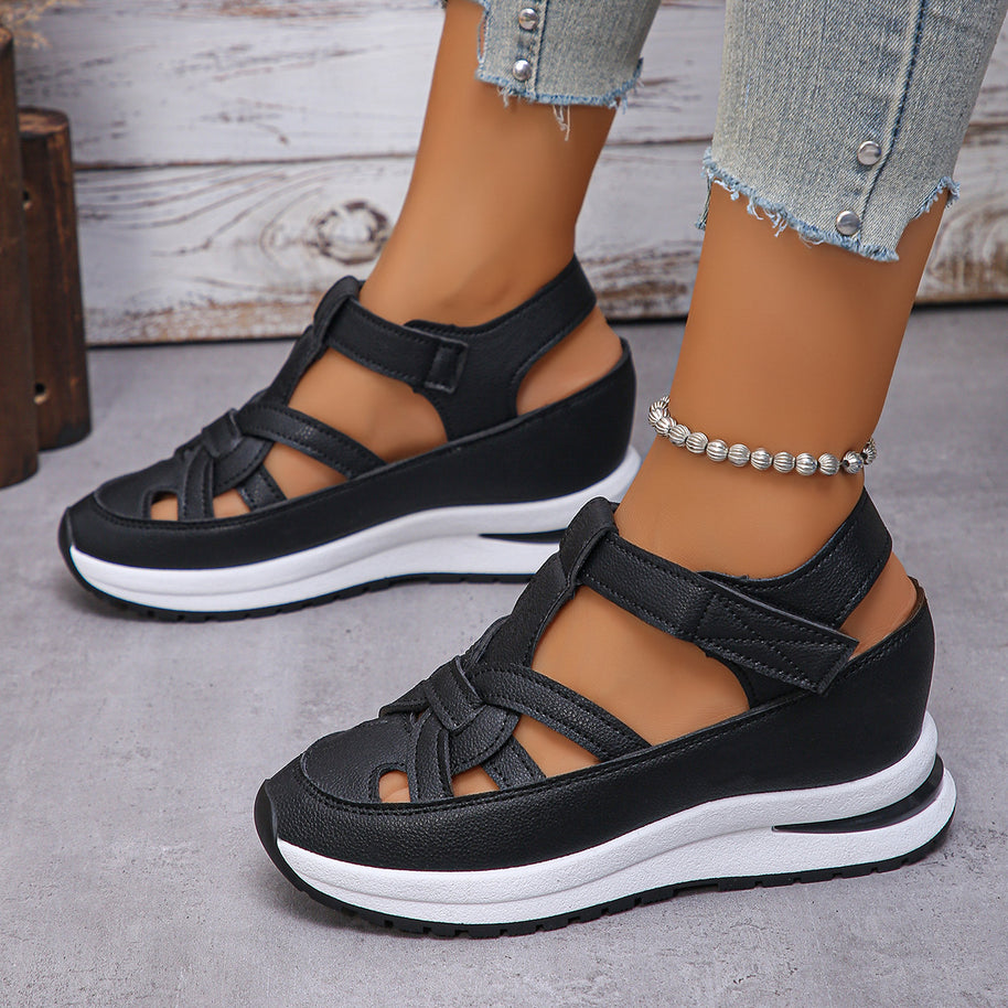 Damen sportliche Sandalen mit atmungsaktivem Obermaterial und rutschfester Sohle WW