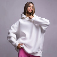 Damen bequemer Oversized Hoodie WW