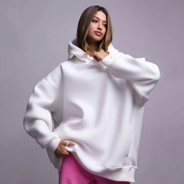 Damen bequemer Oversized Hoodie WW