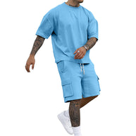 Herren Sportliches Cargo-Set WW