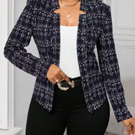 Damen raffinierte Business-Blazerjacke WW