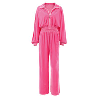 Damen bequeme Trainingsanzug mit weitem Schnitt WW