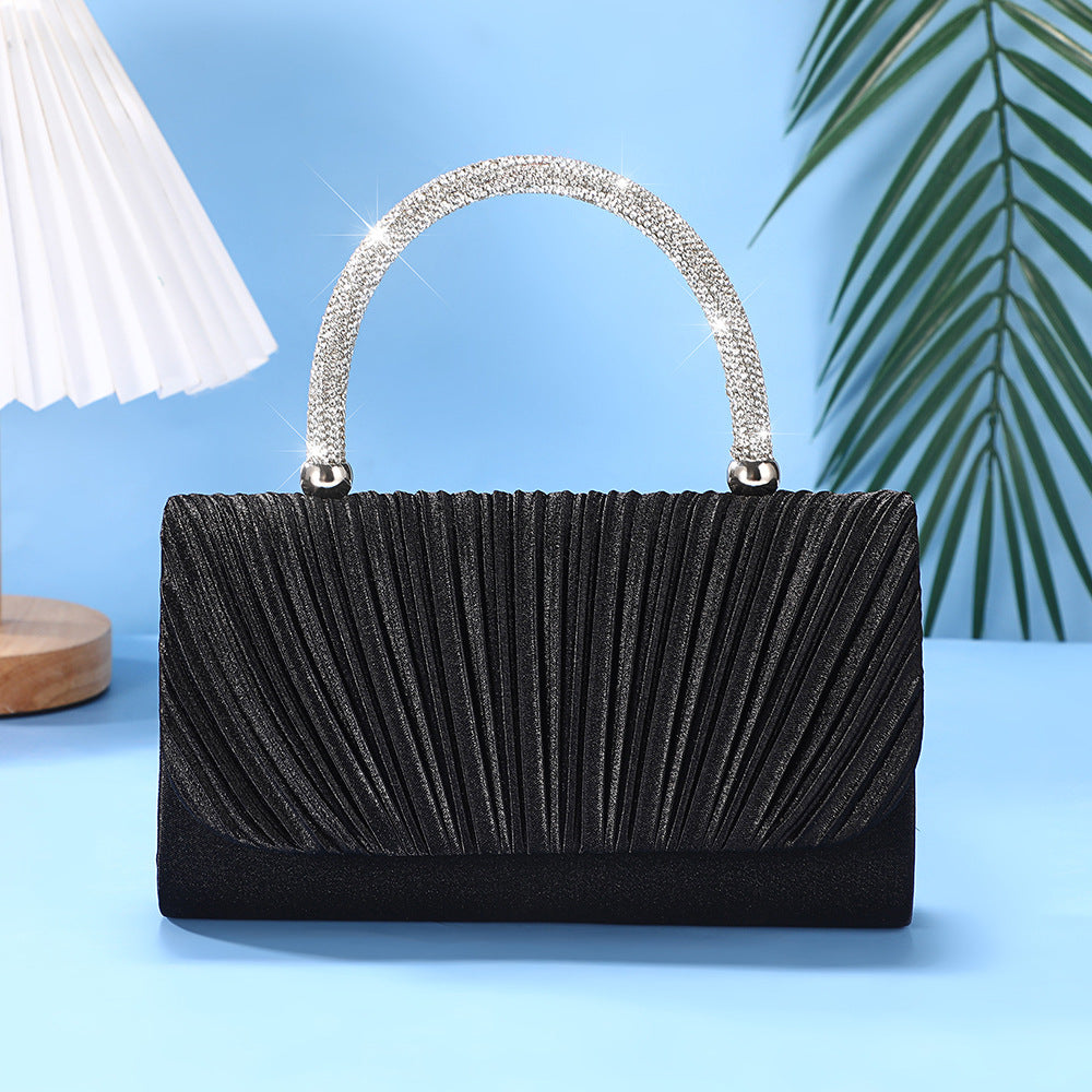 Damen Elegante und gefaltete Clutch Tasche WW