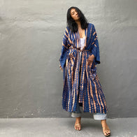 Damen Kaftan Kleid WW