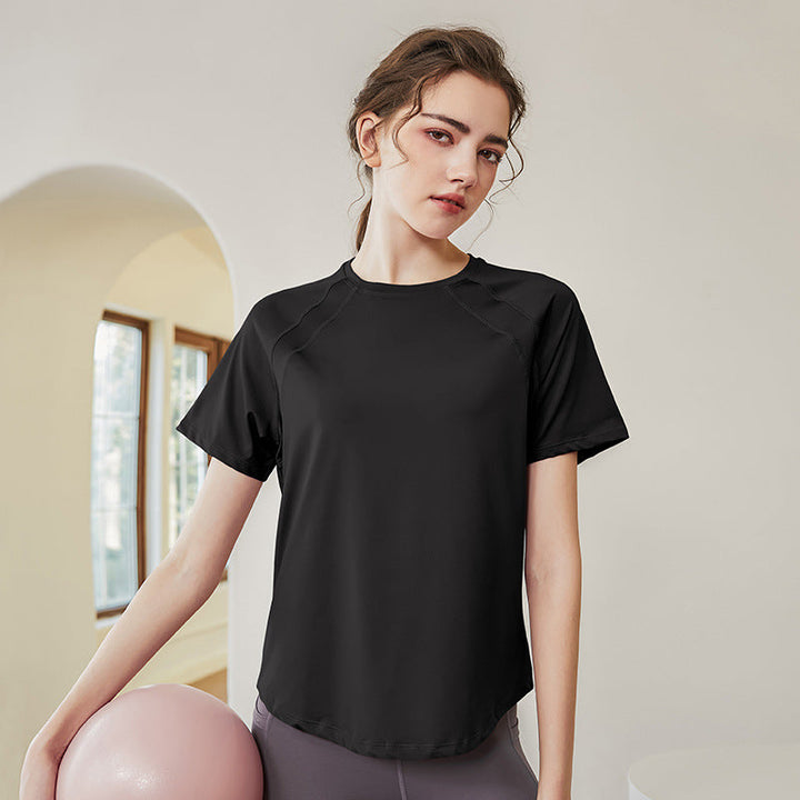 W&W Mode | Sporttops Für Damen Atmungsaktive T-shirt Mit Kurzen Ärmeln
