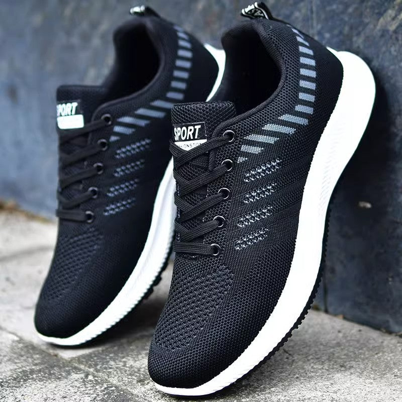 Herren Lauf-Sneaker mit atmungsaktivem Mesh-Obermaterial und komfortabler Dämpfung WW