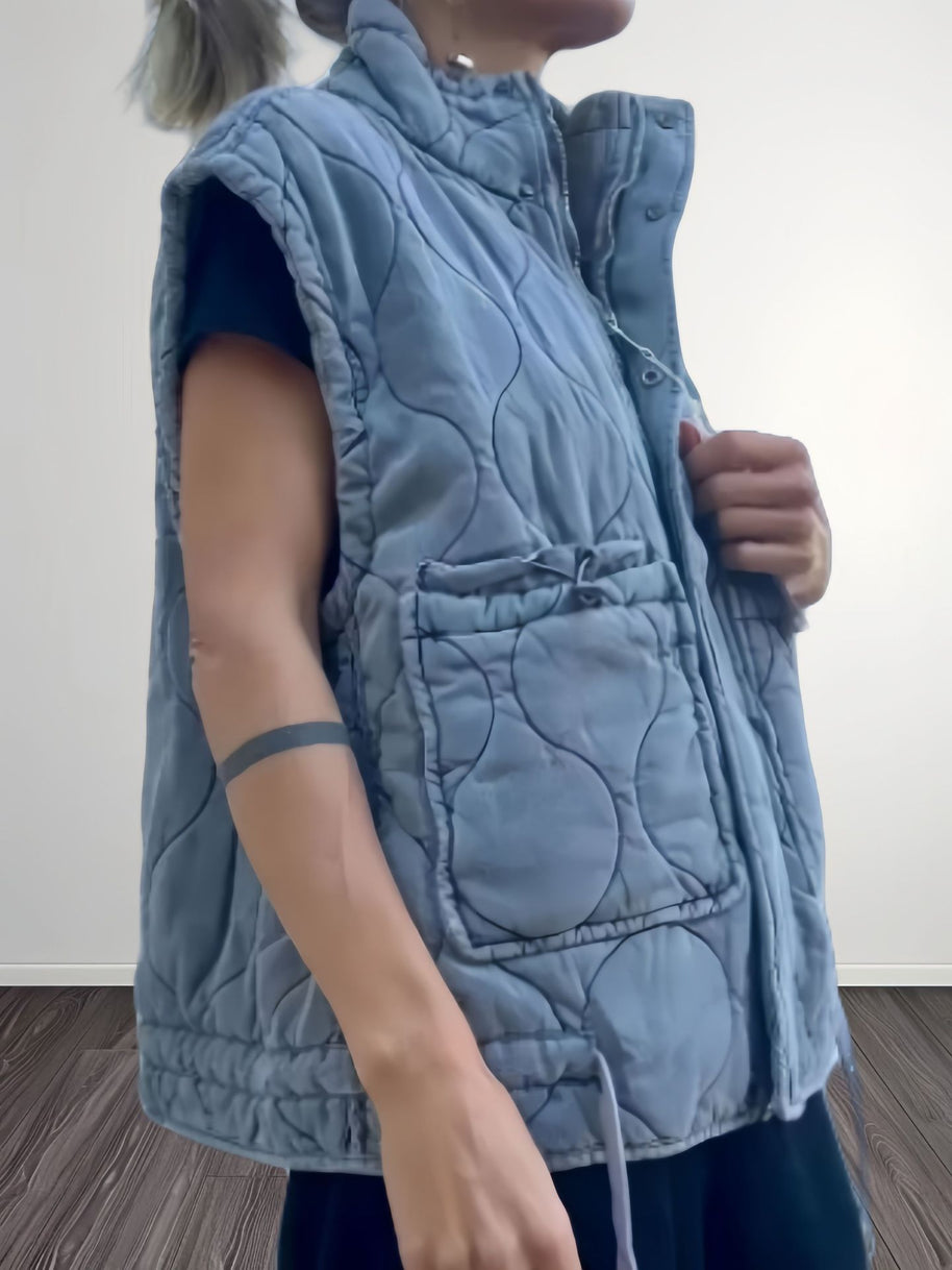 Damen Steppweste mit praktischen Taschen WW