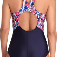 Damen Sportlicher Badeanzug mit innovativem Design WW