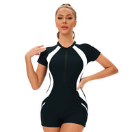 Damen Kurzarm Neoprenanzug mit Reißverschluss WW