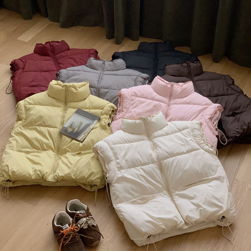 Damen Wattierte Freizeitweste mit hochabschließendem Kragen und praktischen Eingrifftaschen WW