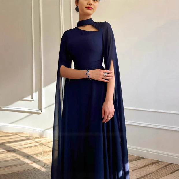 WW | Leichtes Chiffon-Party-Cape