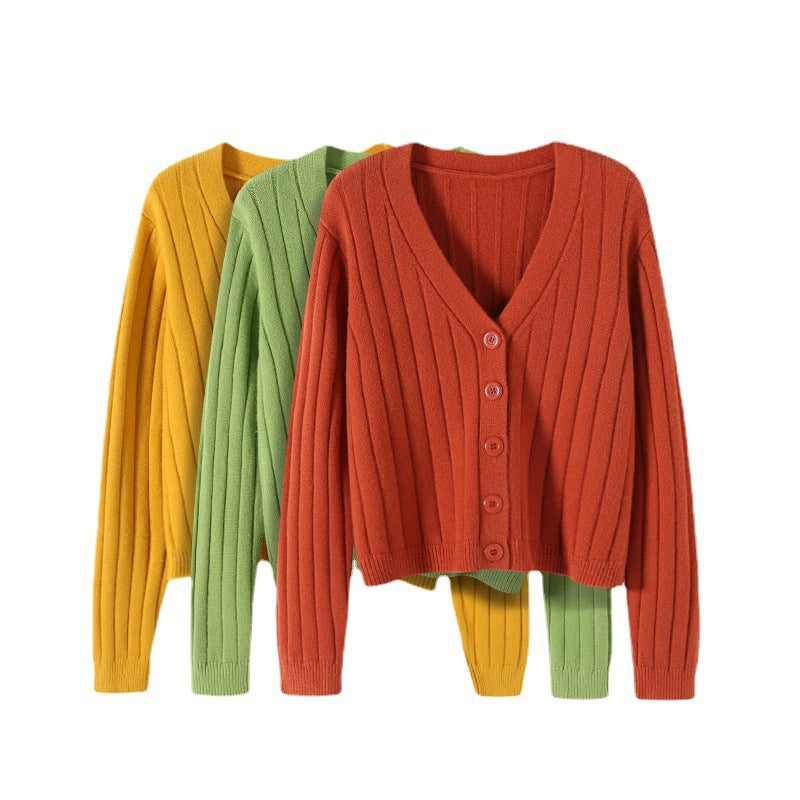 Damen-Kabelstrickpullover mit V-Ausschnitt