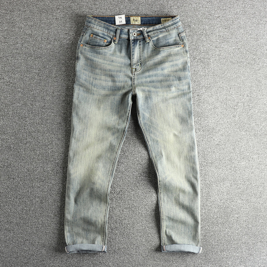 Damen Slim-Fit Jeans mit bequemer Passform und lässigem Vintage-Look WW