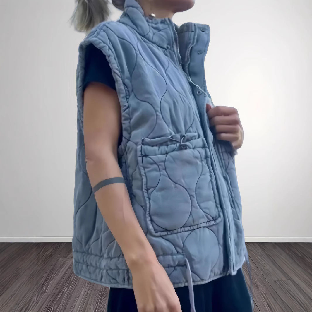 Damen Steppweste mit praktischen Taschen WW