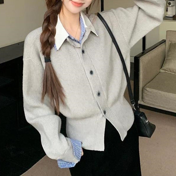 Damen Strickjacke mit klassischem Schnitt und stilvollen Knopfdetails WW