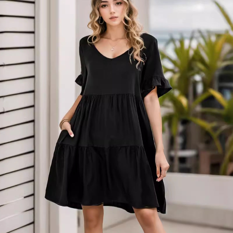 Damen lässiges Abendkleid WW