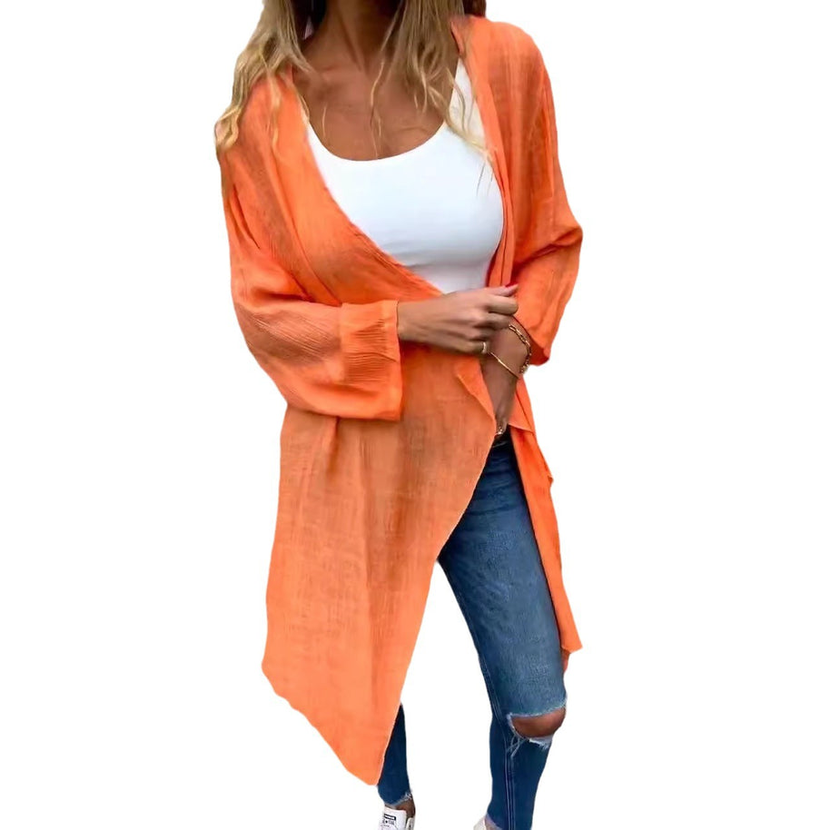 Damen luftiger Open-Front Kimono WW