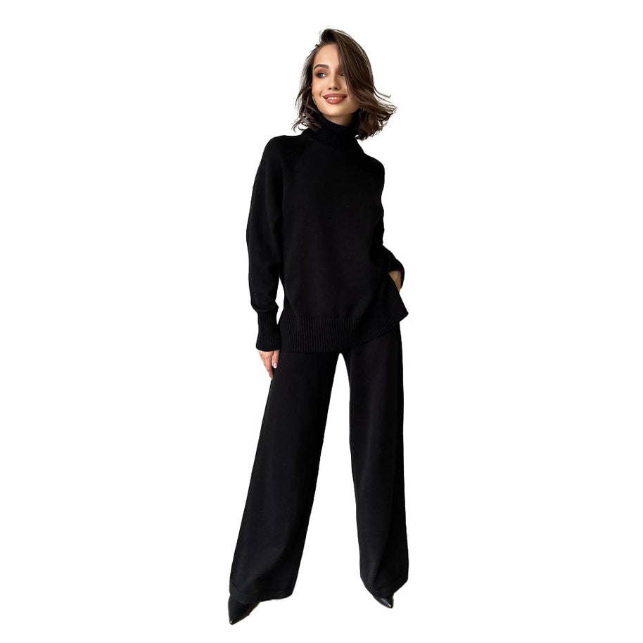 Damen Bequeme und elegante Strickanzug WW