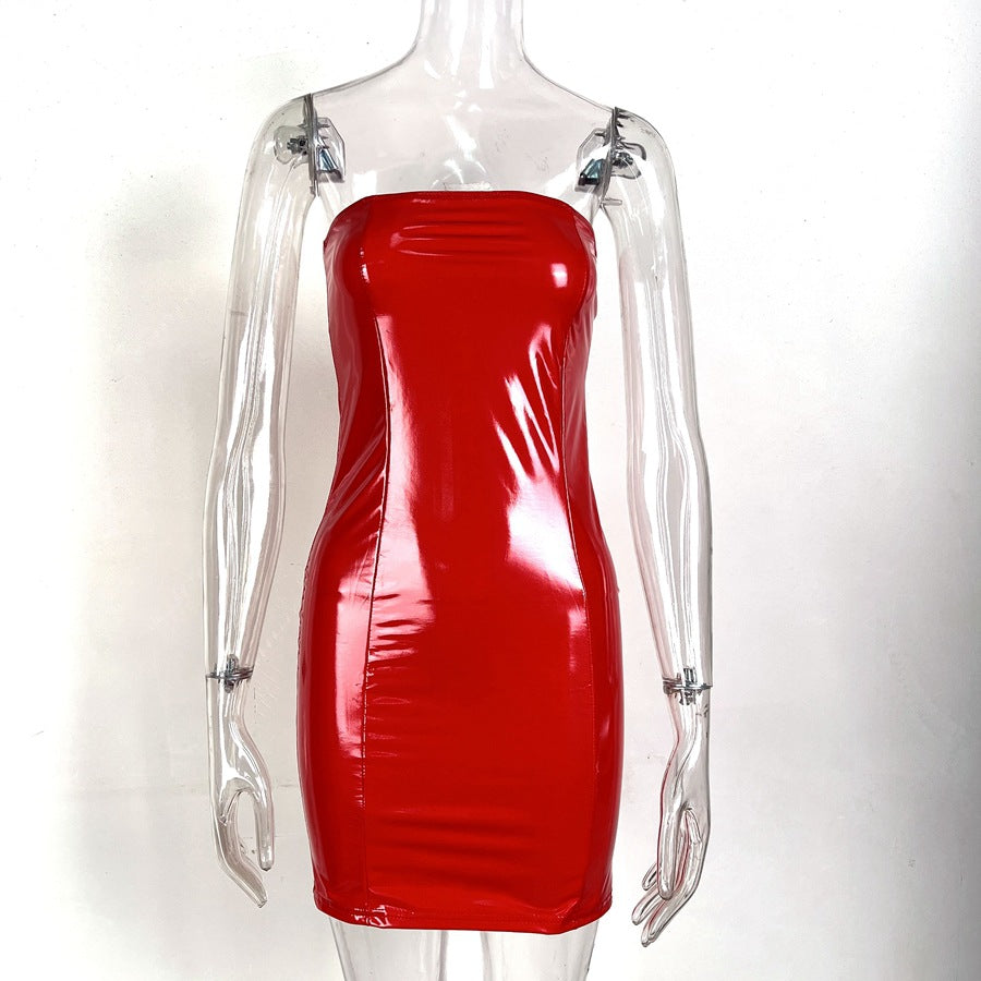 W&W Mode | Exponierte Brust Taille sammelndes Bodycon Kleid