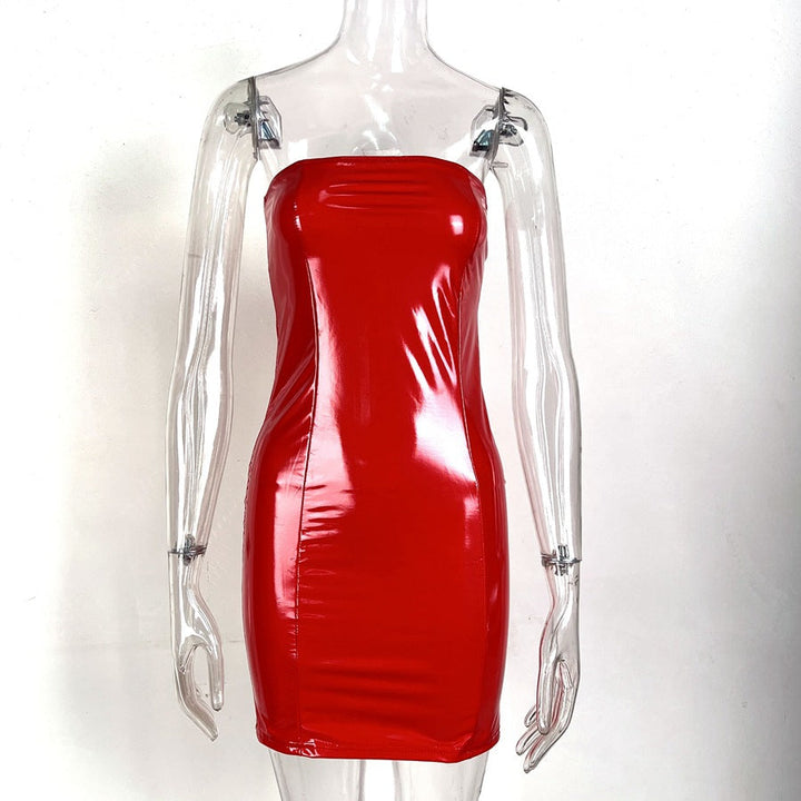 W&W Mode | Exponierte Brust Taille sammelndes Bodycon Kleid