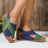 Damen Slingback Slide Sandalen mit stilvollem Ausschnitt-Design WW