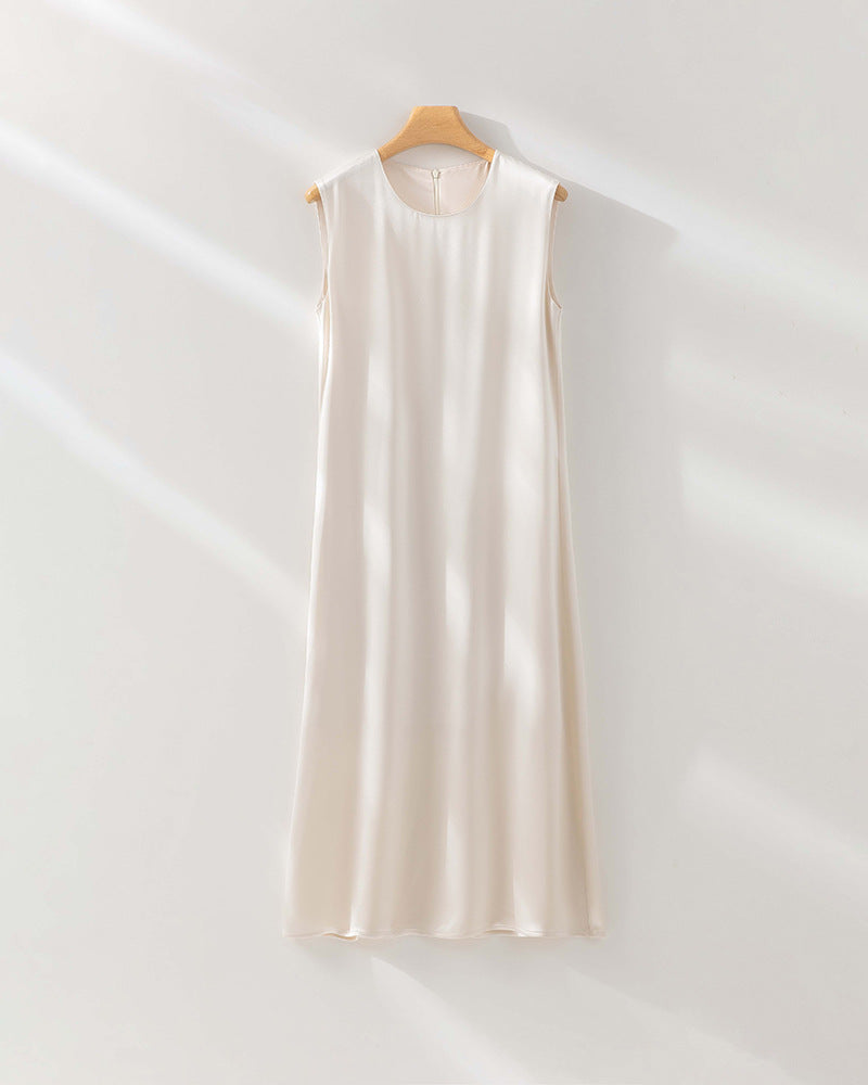 Damen Sleek Satin Maxikleid WW