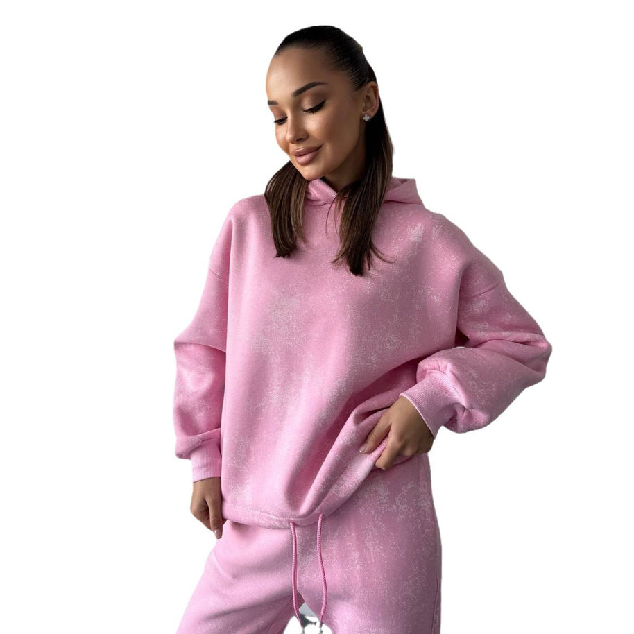 Damen Sportives Set mit lässigem Hoodie und bequemen Jogginghosen WW