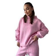 Damen Sportives Set mit lässigem Hoodie und bequemen Jogginghosen WW