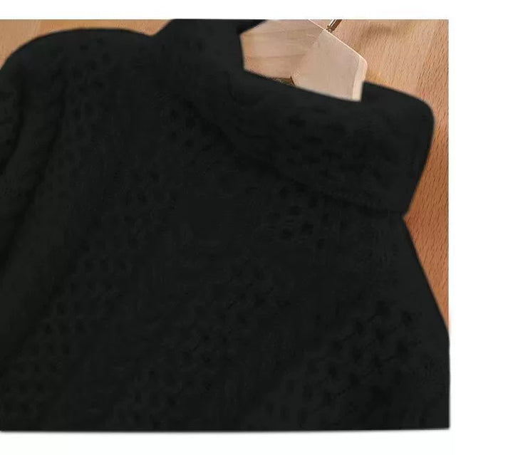 W&W Mode | Luxuriöser Kaschmir-Rollkragenpullover mit Karomuster