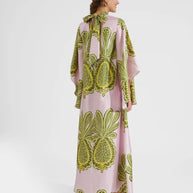 WW | Bedrucktes Dreiviertelarmkleid
