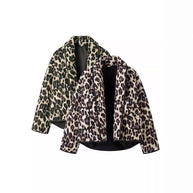Damen Steppjacke im eleganten Leopardenmuster WW