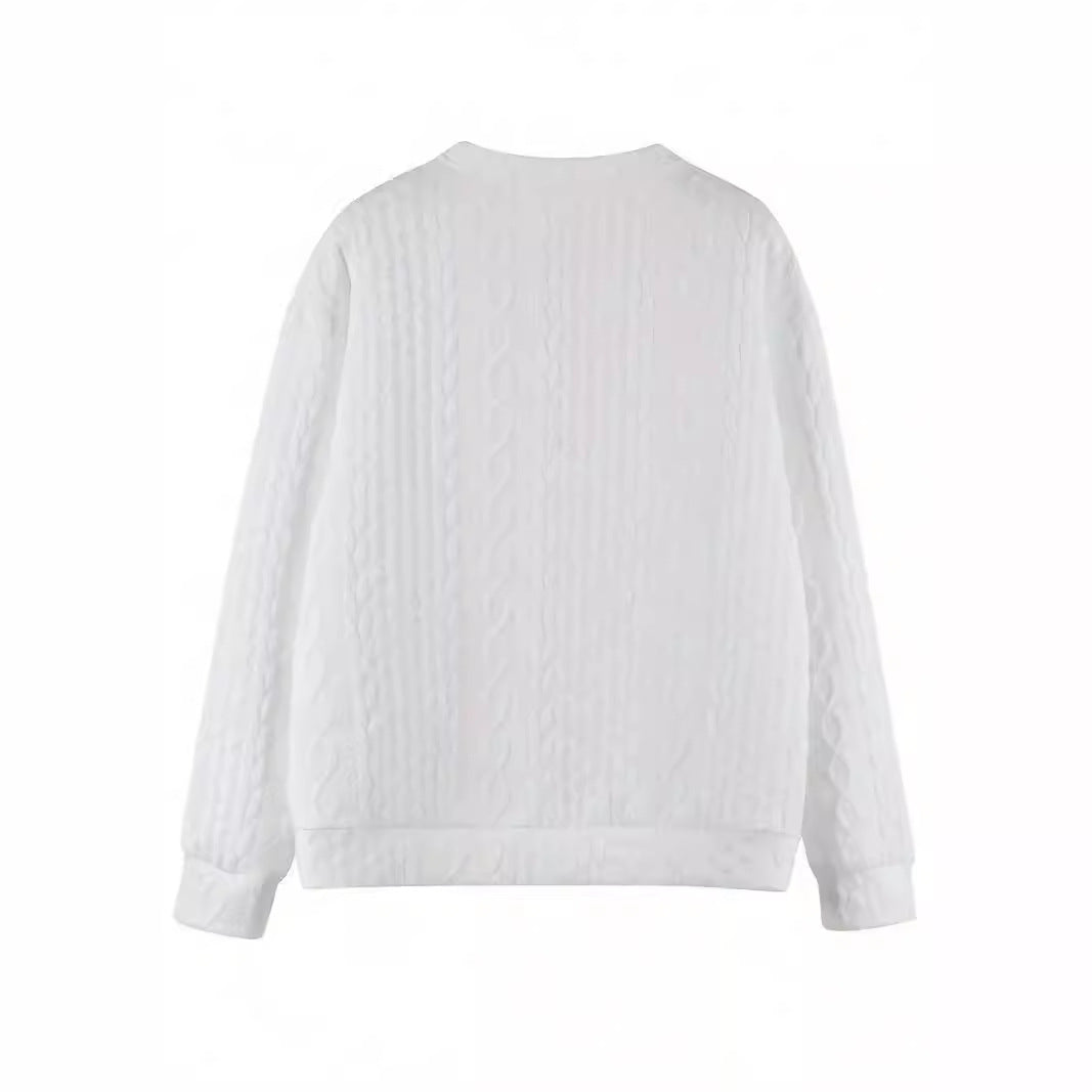 Damen Statement-Strickpullover mit strukturiertem Design WW
