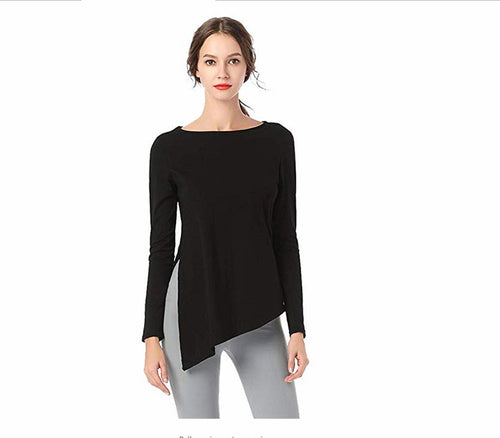 Damen asymmetrisches Langarmshirt WW