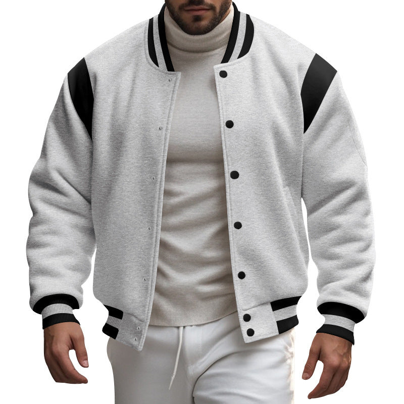 Herren sportliche Collegejacke WW