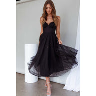 WW | Frühling Sommer Sexy Sling Lässiges Kleid Urlaub Multi Farbe Frauen Kleidung Kleid