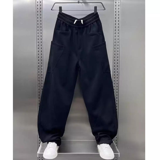 Damen bequeme Sweathose mit Cargo-Taschen WW