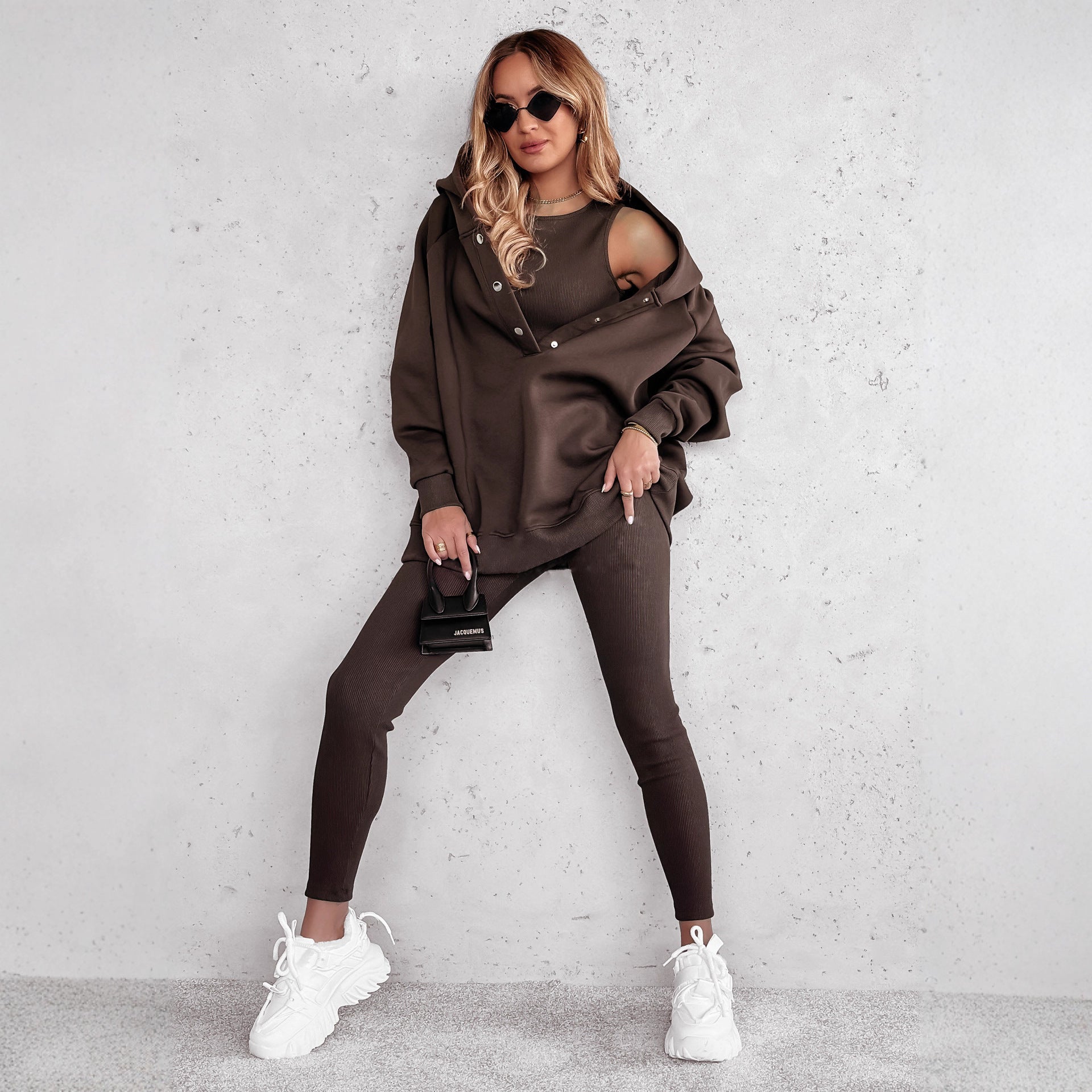 Damen Sportives Oversized Sweatshirt WW