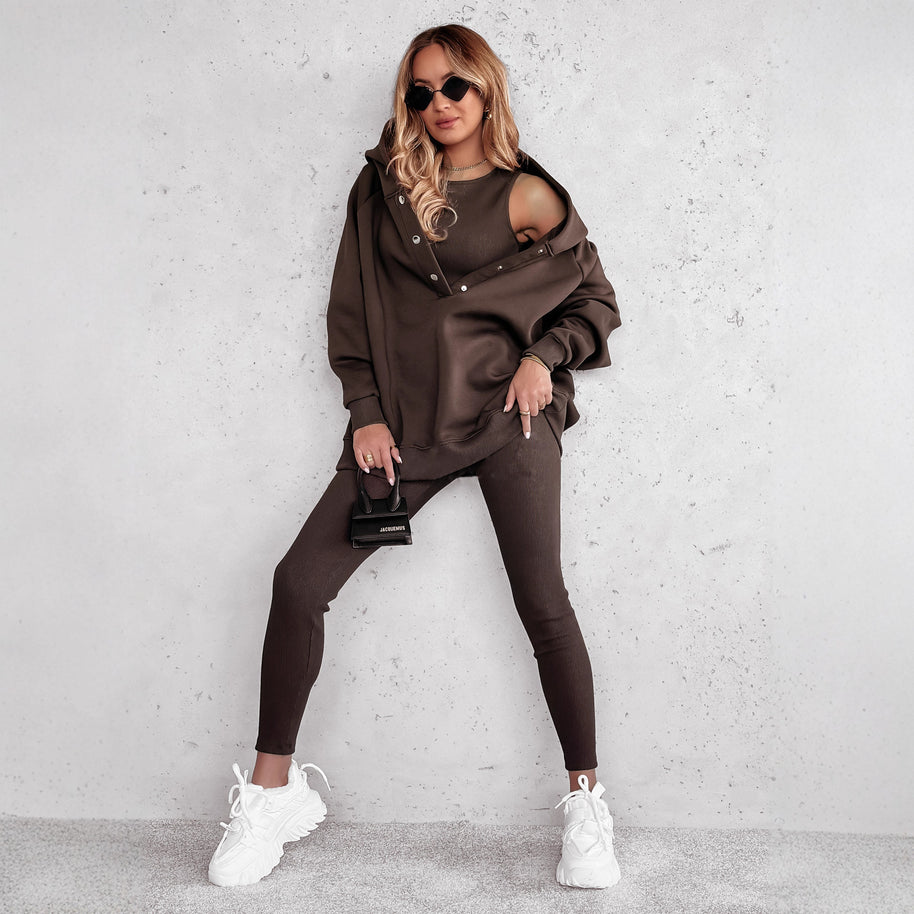 Damen Sportives Oversized Sweatshirt WW