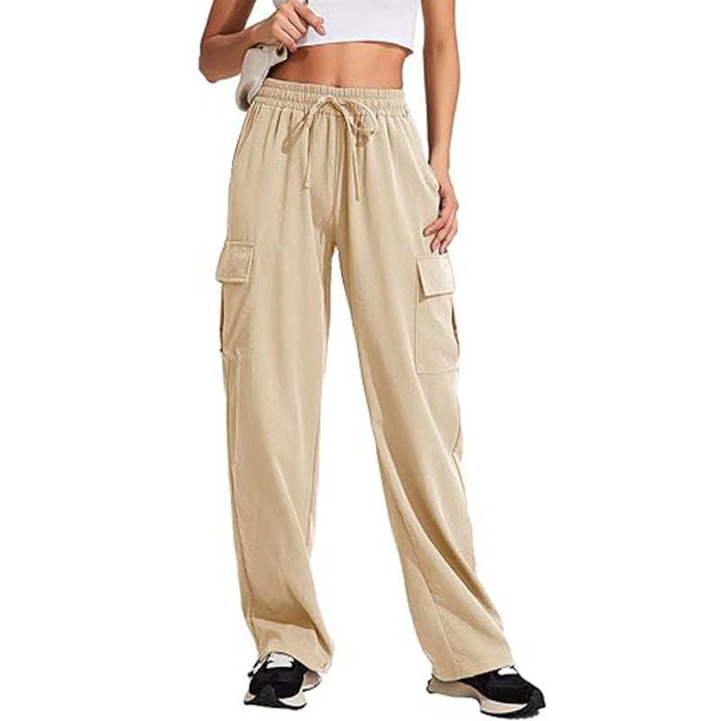 Damen Cargo-Hose mit elastischem Bund und praktischen Seitentaschen WW