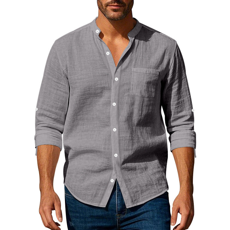 Herren leichtes Leinenhemd W&W Mode