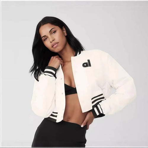 Damen sportliche Bomberjacke im modernen Design WW