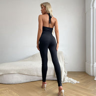 Damen Jumpsuit mit raffiniertem Cut-Out und verstellbarem Trägerdesign WW