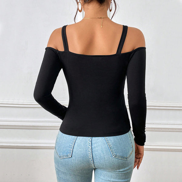Damen Body mit tragbarem Off-Shoulder-Design W&W