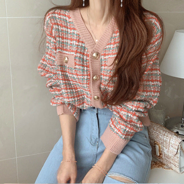 Damen Strickjacke im eleganten Bouclé-Stil WW