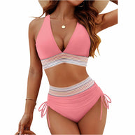 Damen Anpassbares Hochtailliertes Bikini Set WW