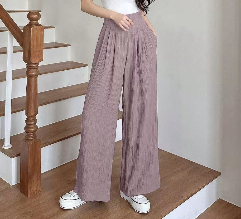 Damen weite Faltenhose WW