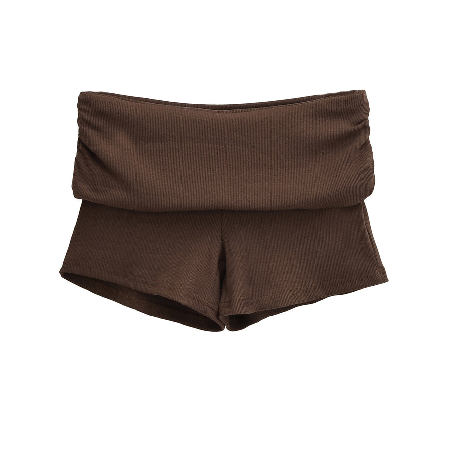 Damen Sportliche Jersey-Shorts mit breitem Bündchen WW